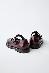 T-STRAP BALLET FLATS