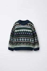 JACQUARD KNIT JUMPER