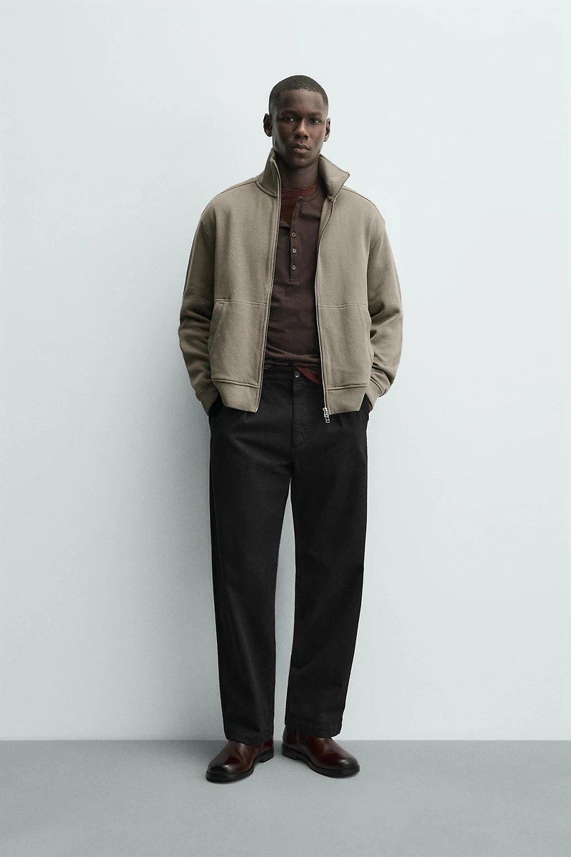 INTERLOCK RIBBED JACKET