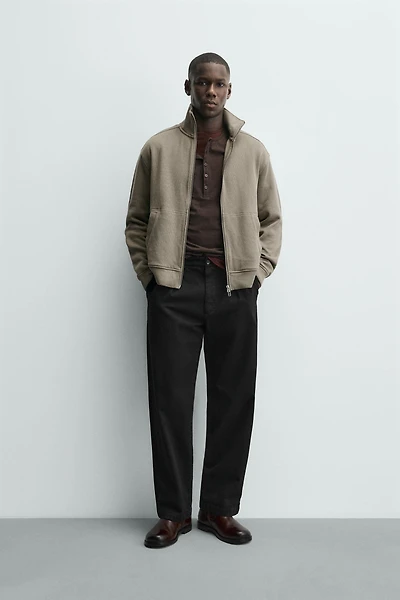 INTERLOCK RIBBED JACKET