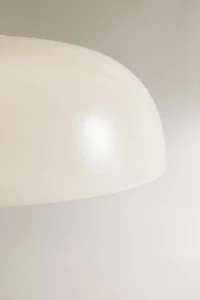 METAL AND GLASS TABLE LAMP