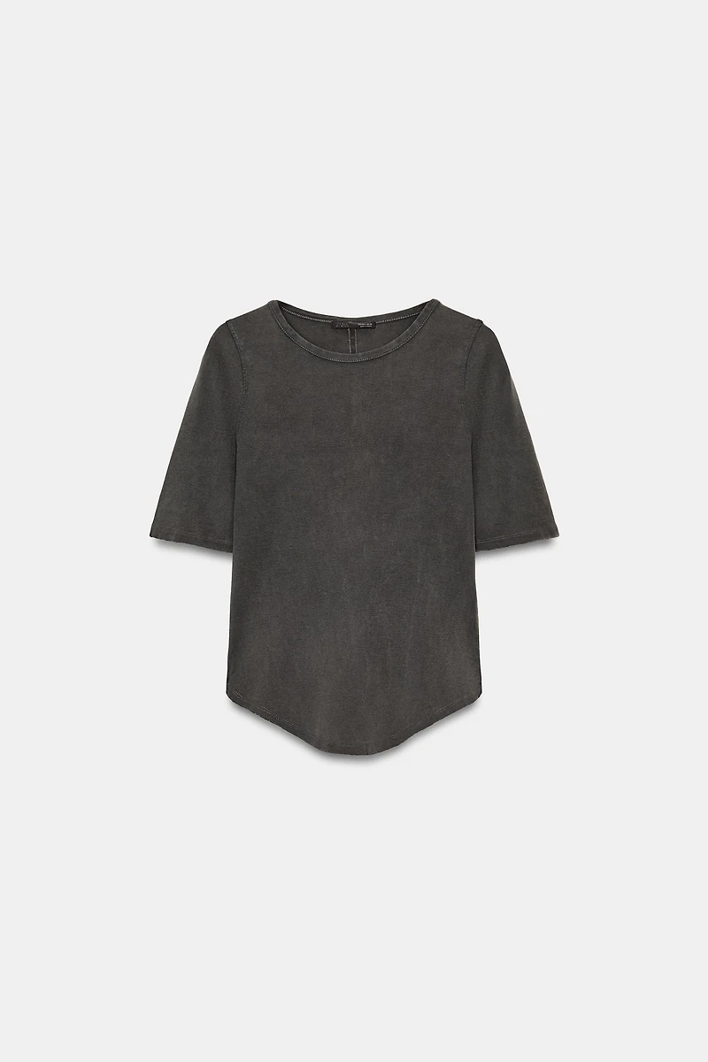 WASHED EFFECT T-SHIRT