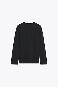 INTERLOCK LONG SLEEVE T-SHIRT