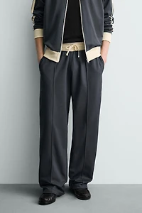 PANTALON DE JOGGING COUPE LARGE AVEC BANDES