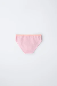 AGES 6-14 / SIX-PACK OF BRIEFS WITH FLUORESCENT DETAILS