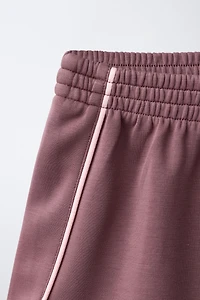 PIPED GYM SHORTS