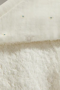 BUNNY CHIFFON HOODED BABY TOWEL