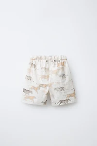ANIMAL PRINT SHORTS