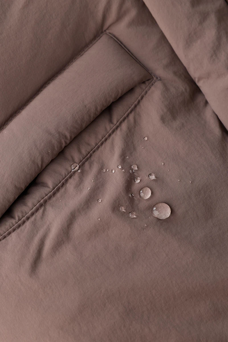 WATER REPELLENT 50% FEATHER AND DOWN PUFFER JACKET