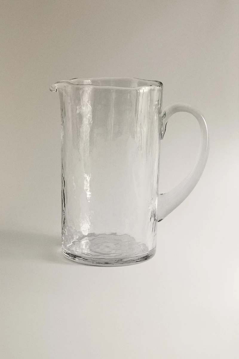 PICHET EN VERRE MARTELÉ