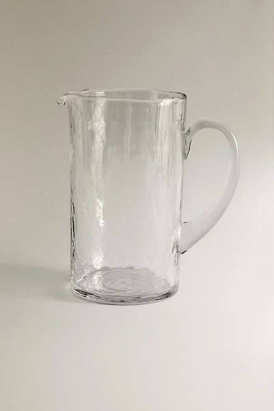 PICHET EN VERRE MARTELÉ