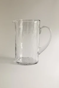 PICHET EN VERRE MARTELÉ