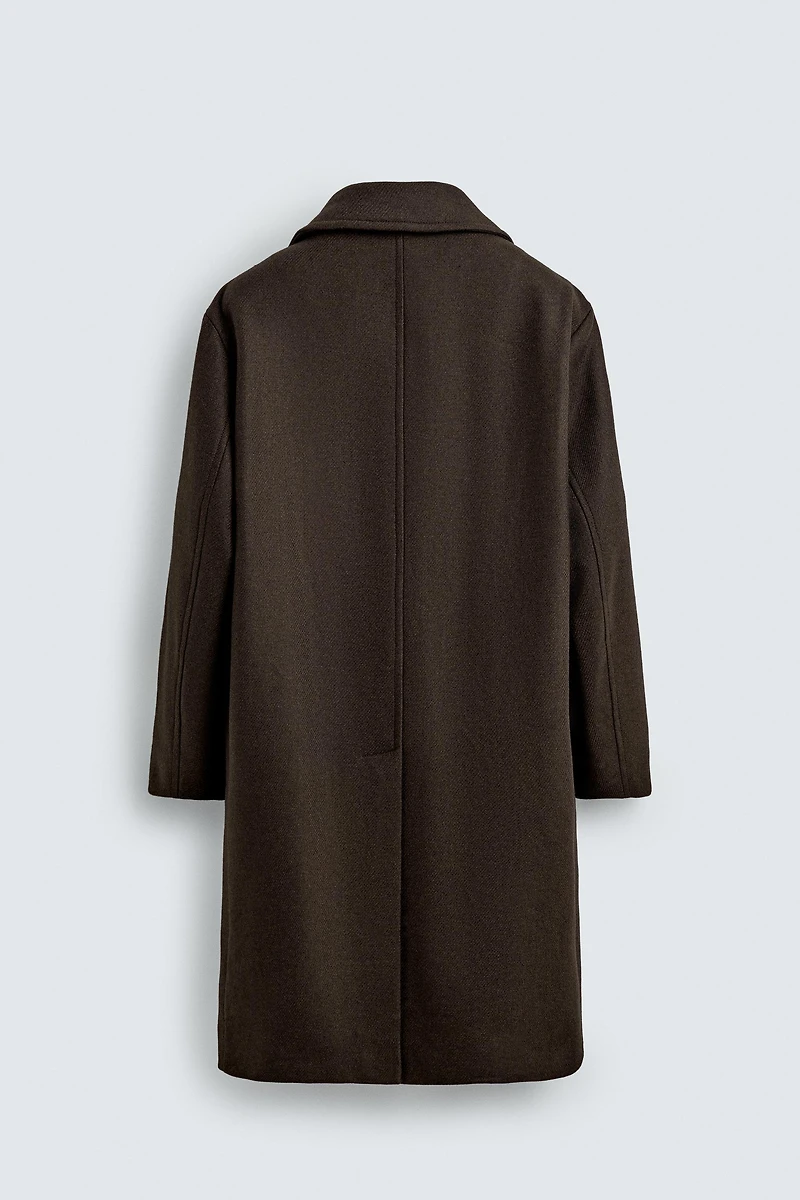 RELAXED FIT WOOL COAT