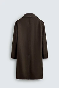 RELAXED FIT WOOL COAT