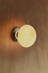 LAMP | GLASS METAL WALL SCONCE