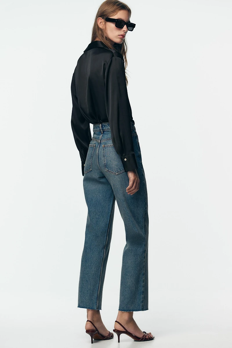 Z.02 STRAIGHT HIGH WAIST ANKLE JEANS