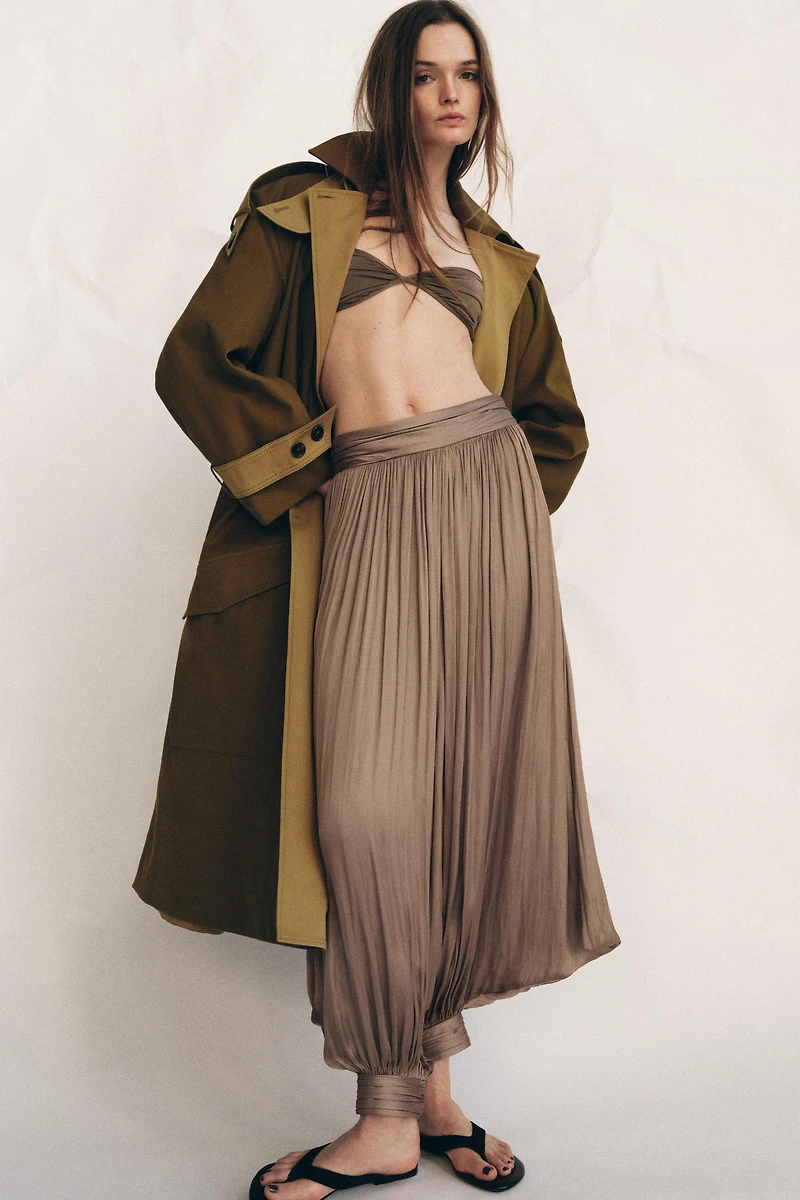 PLEATED VOLUME PANTS ZW COLLECTION