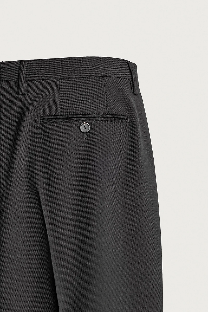 100% WOOL SUIT PANTS