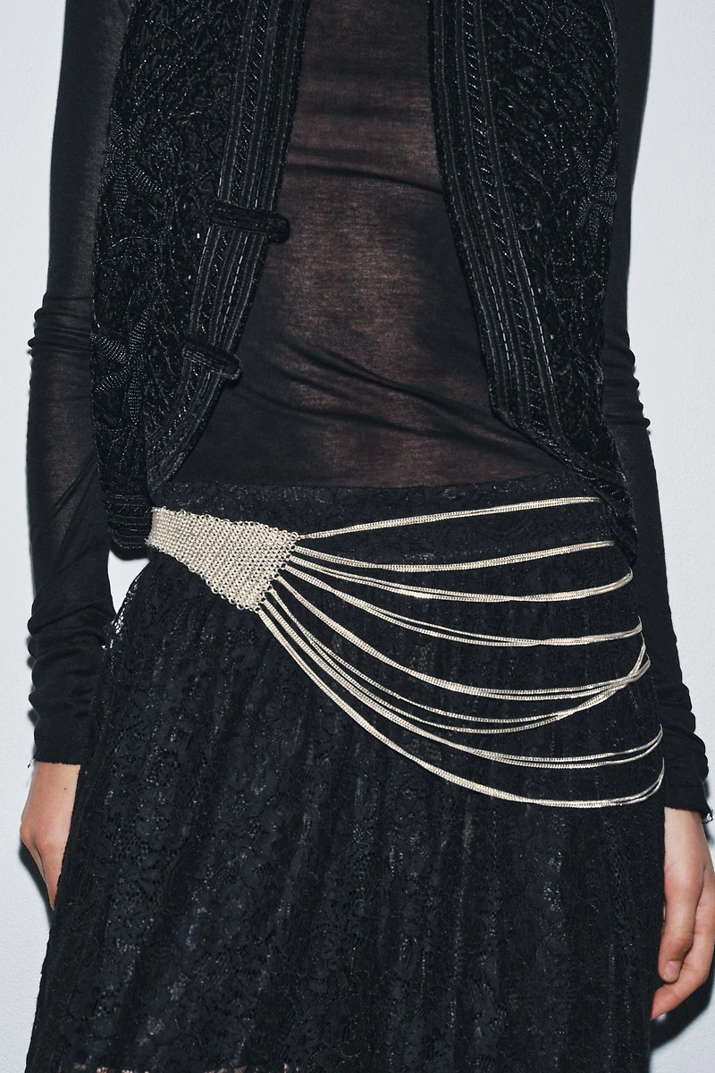 COMBINATION LINK AND RING BELT