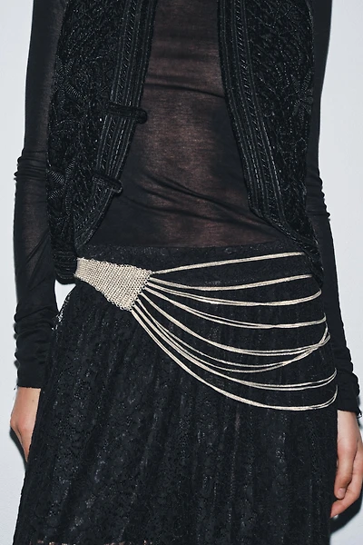 COMBINATION LINK AND RING BELT