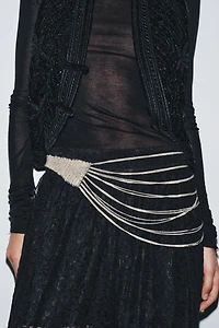 COMBINATION LINK AND RING BELT