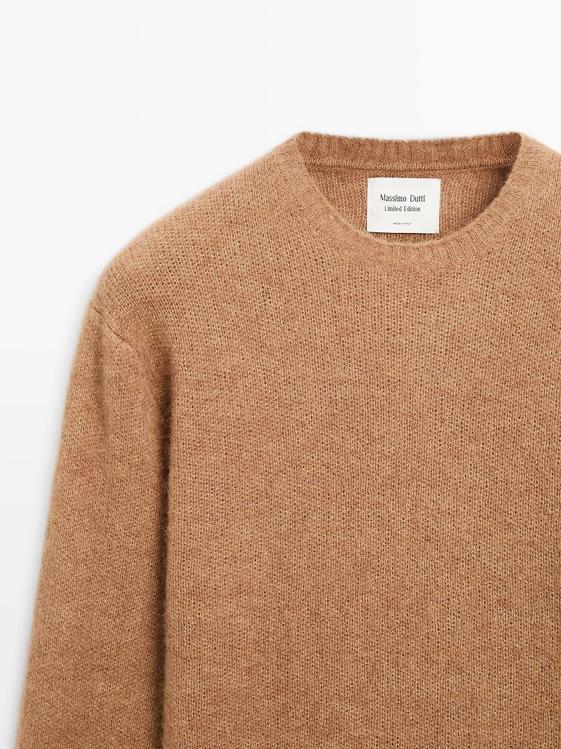 Knit alpaca blend sweater - LIMITED