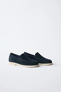 LEATHER DECK SHOES