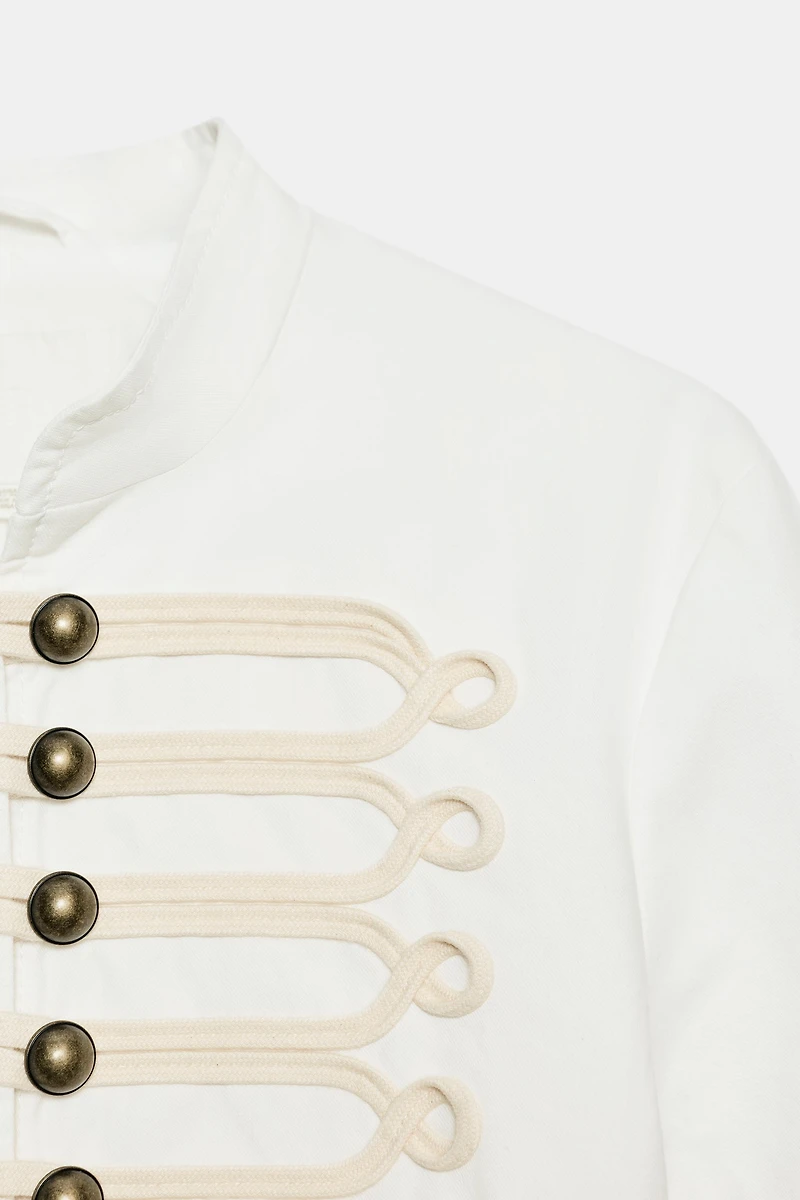 BLOUSON AJUSTÉ À BRANDEBOURGS