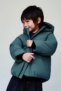 MANTEAU REMBOURRÉ À CAPUCHE DÉPERLANT