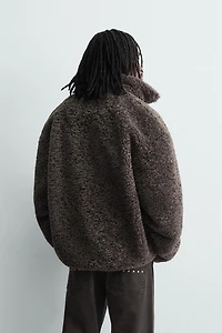FAUX SHEARLING JACKET