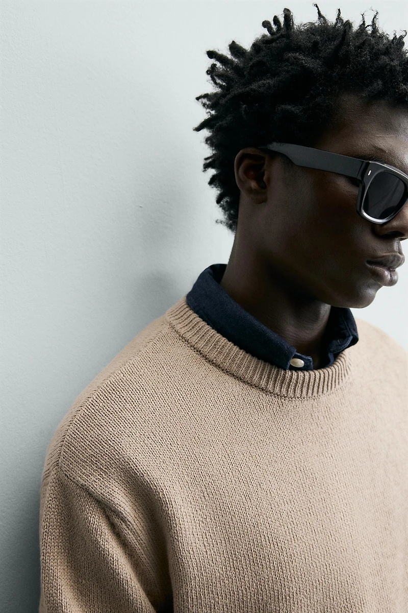 COTTON TEXTURED JUMPER