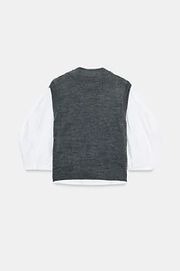 COMBINATION VEST T-SHIRT