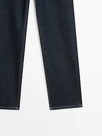 Jean straight taille haute