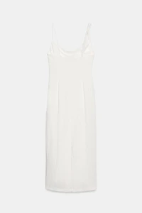 DRAPED MIDI DRESS