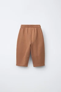 PANTALON EN MOLLETON ANIMAUX BRODÉS