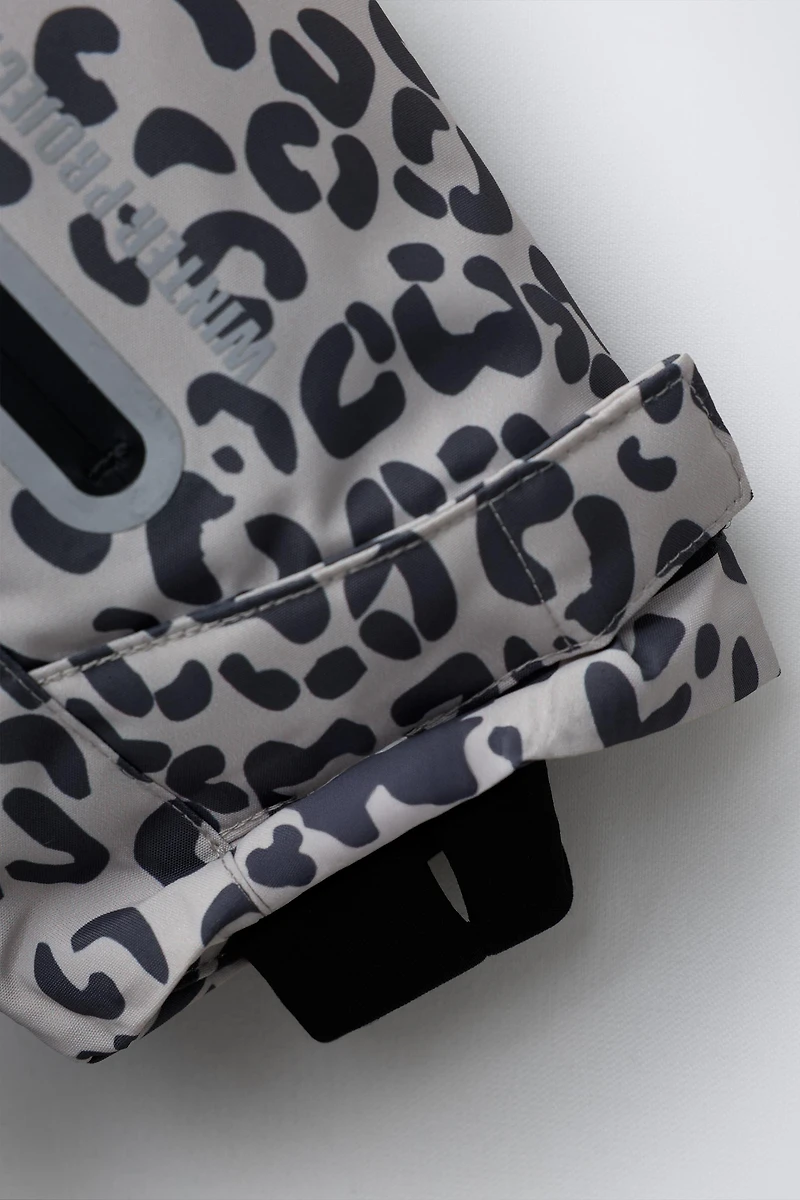 COMBINAISON LONGUE WATER RESISTANT ET WINDPROOF ANIMAL PRINT