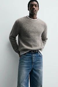 PURL KNIT SWEATER