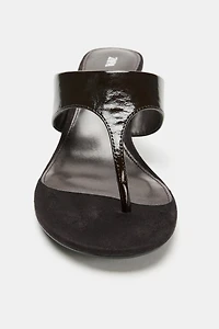 LEATHER STRAP SANDALS