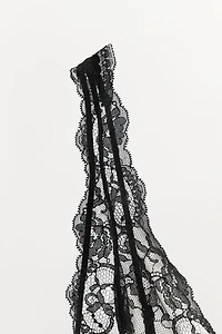 COMBINATION POLYAMIDE LACE BODYSUIT