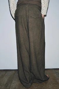ZW COLLECTION JACQUARD STRIPED PANTS
