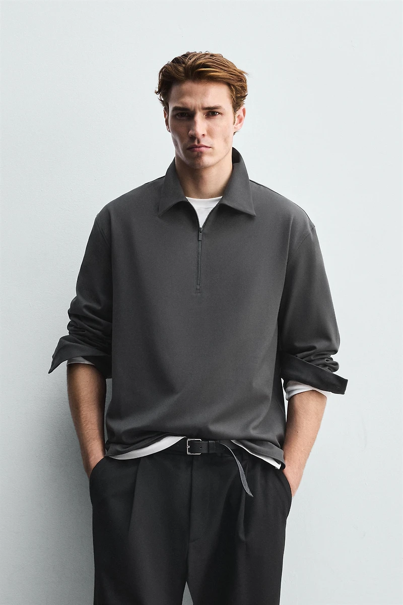 VISCOSE POLO SHIRT