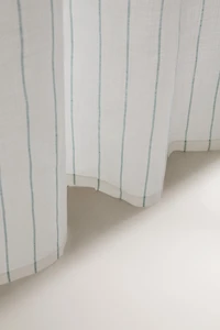 PINSTRIPE SHOWER CURTAIN