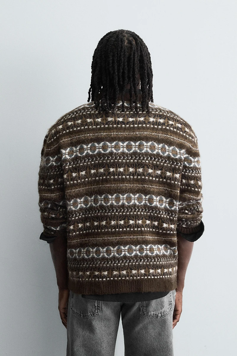 GEOMETRIC JACQUARD JUMPER