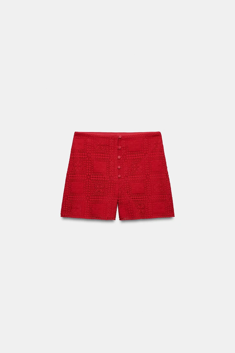 GUIPURE LACE SHORTS