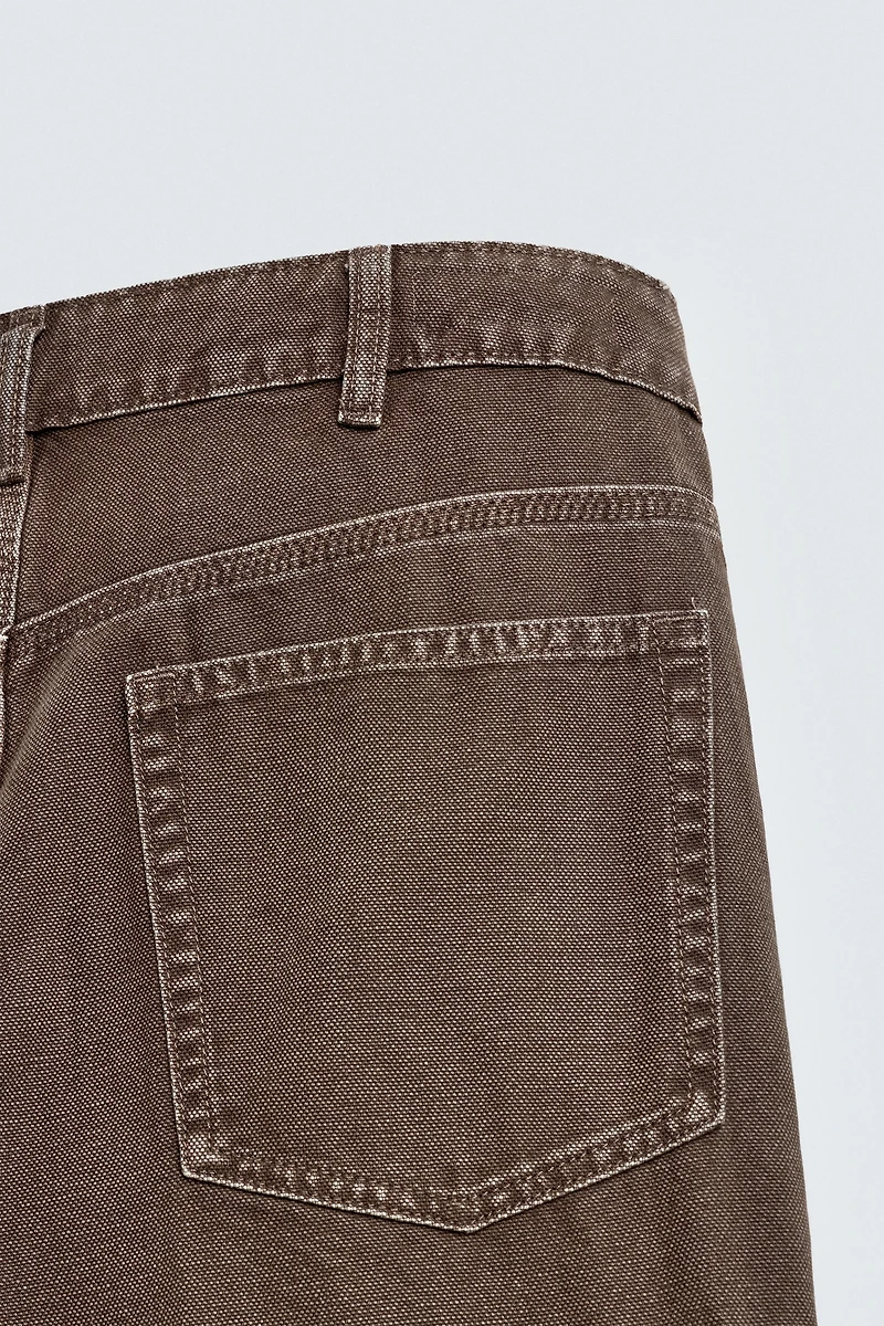 STRAIGHT FIT CARGO JEANS