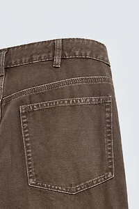 STRAIGHT FIT CARGO JEANS