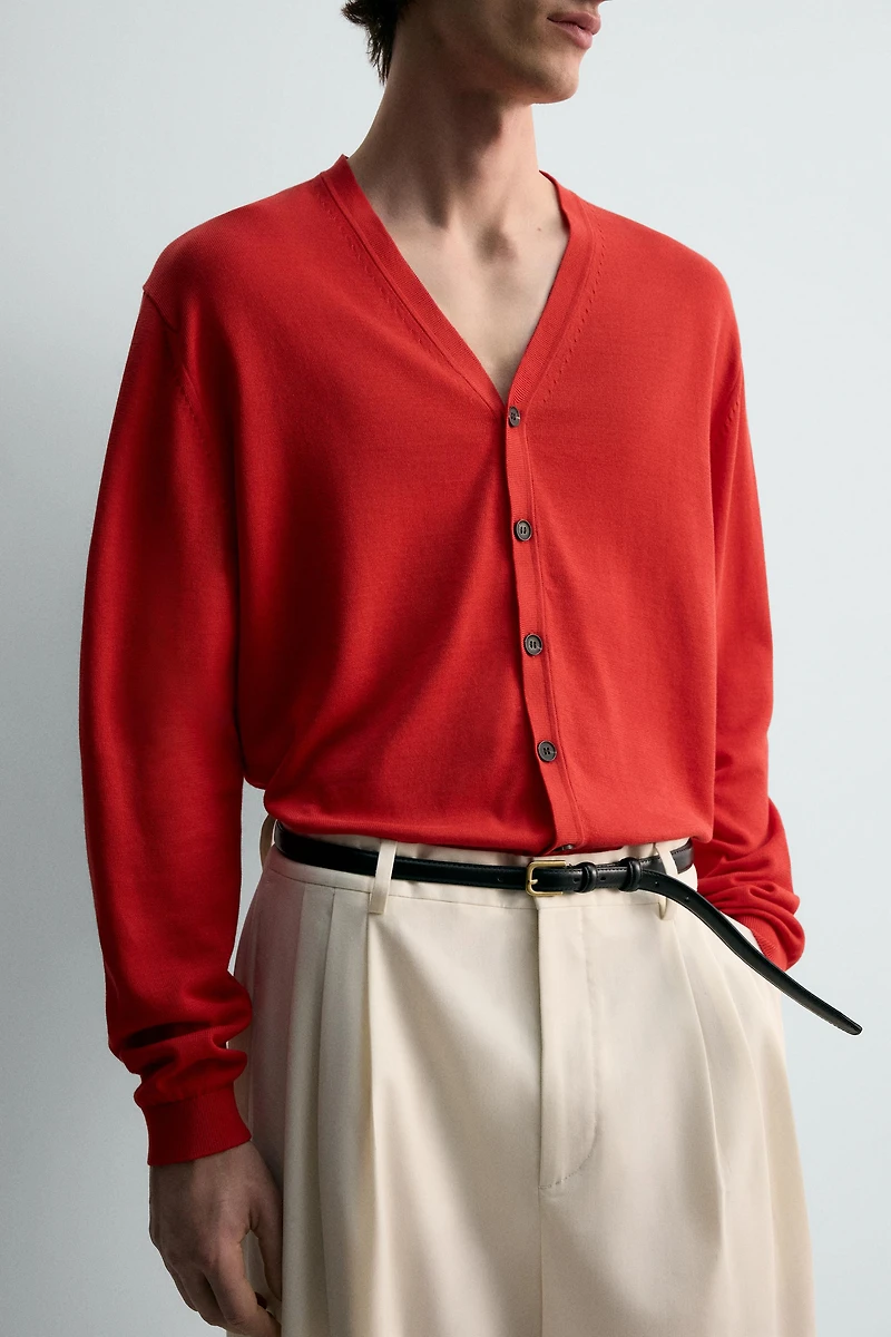 RELAXED FIT CARDIGAN
