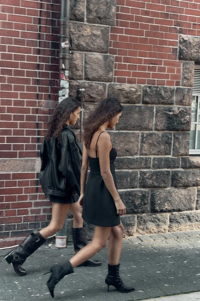 STRAPPY MINI DRESS