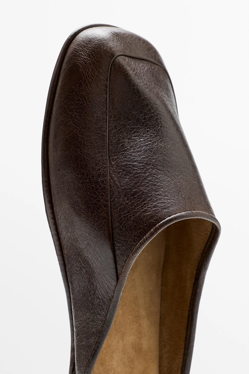 Soft leather mules - STUDIO