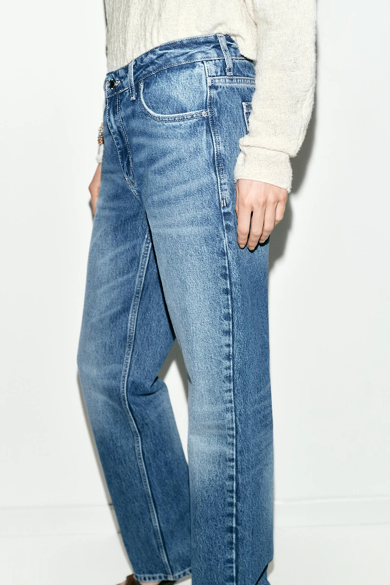JEANS Z1975 DROITS TAILLE BASSE LONGUEUR MAXI